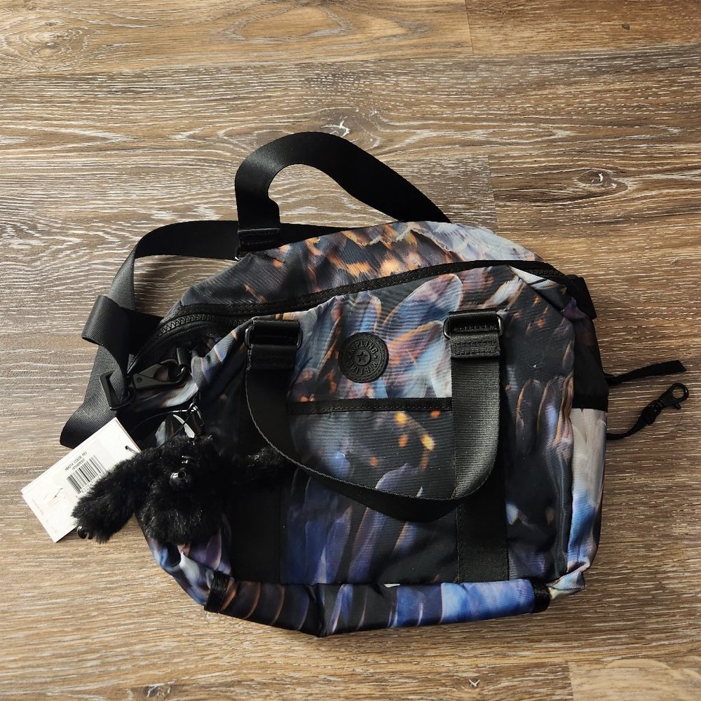Kipling Shoulder Bag (Feather Print)